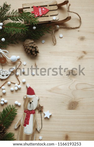 Christmas decoration background         