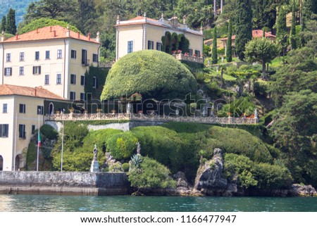 Villa del Balbianello at Lake Como, Lenno, Lombardia, Italy.