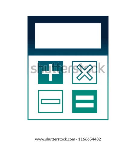business calculator financial economy symbol