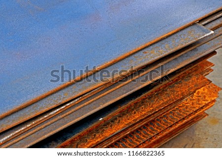 Rust steel plate texture