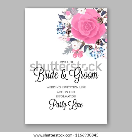 Pink Peony wedding invitation Vector botanical banners set with pink peony flowers greeting card  bridal shower invitation