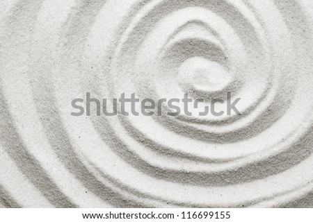 Spiral in the sand