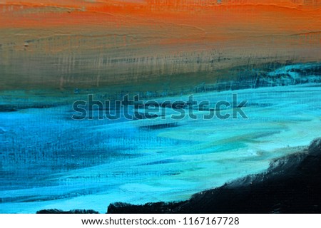 Oil paint texture. Abstract painting. Colorful oil painted picture. Artwork. 