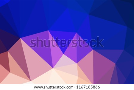 Light Blue, Yellow vector low poly texture. Colorful illustration in abstract style with triangles. Brand new design for your business.