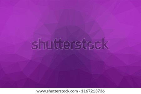 Light Purple vector shining hexagonal template. Colorful illustration in abstract style with gradient. Brand new design for your business.