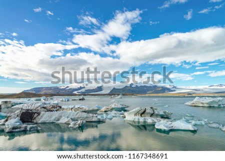 Iceland Jokulsarlon glacier lagoon 