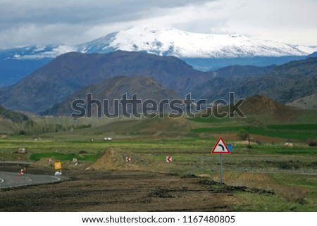 Eastern Anatolian Roads and Snowy Mountains