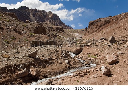 this picture was made in argentina mt aconcagua