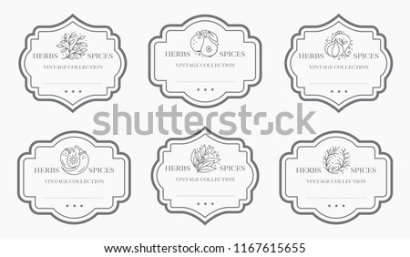 Download Kitchen Label Layout Stock Vector Images Avopix Com