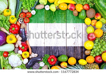Fresh fruits and vegetables from United Arab Emirates
