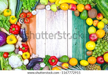 Fresh fruits and vegetables from Ivory Coast