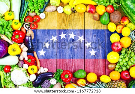 Fresh fruits and vegetables from Venezuela