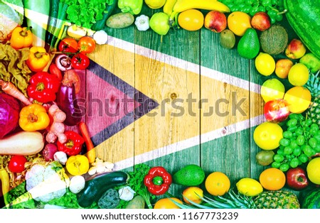 Fresh fruits and vegetables from Guyana