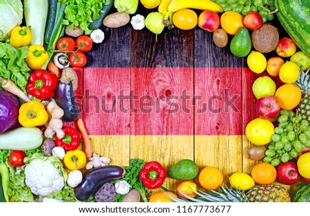 Fresh fruits and vegetables from Germany