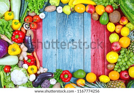 Fresh fruits and vegetables from Mongolia
