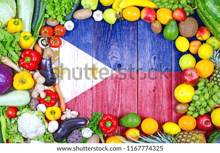 Fresh fruits and vegetables from Philippines