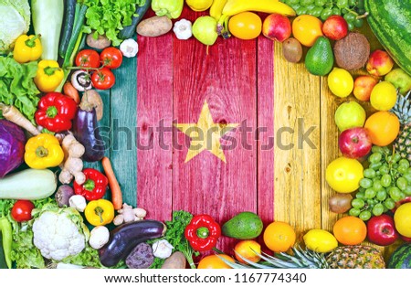 Fresh fruits and vegetables from Cameroon