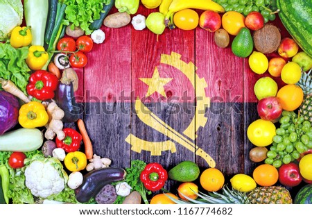 Fresh fruits and vegetables from Angola