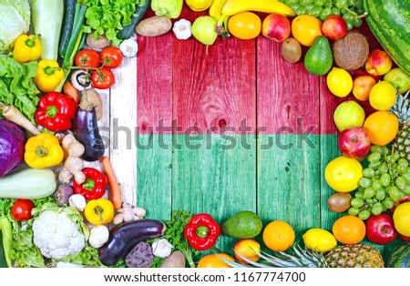 Fresh fruits and vegetables from Madagascar