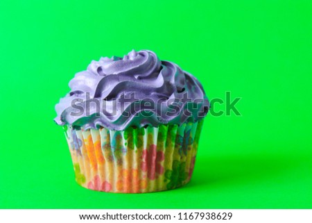 cupcakes on a colored background