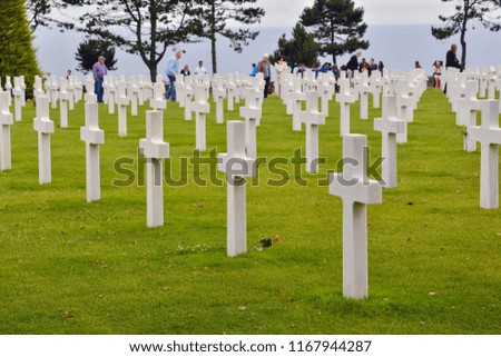Photo Picture of French American Cemetery in Normandy