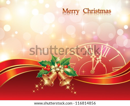 Christmas Background with ring