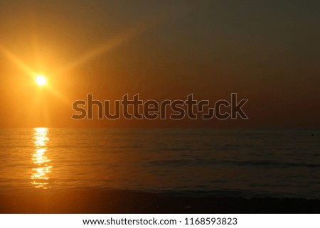 Sunset on Myrtos beach photo shoot