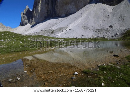 Landscape near Tre Cime di Lavaredo, Dolomites