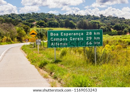 city of general fields in Minas Gerais brazil