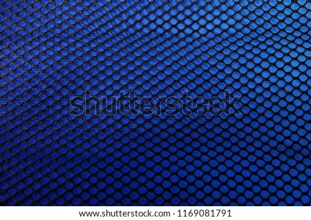 Blue background with mesh
