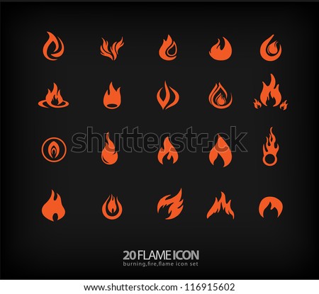 Flame icons 2