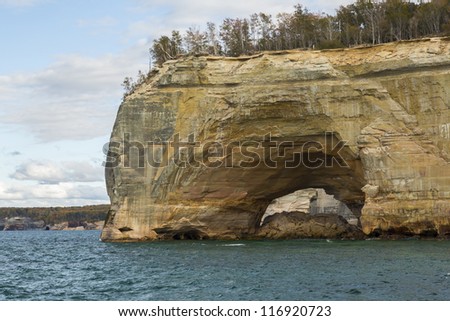 Pictured Rocks National Lake Shore Scenic - Arch