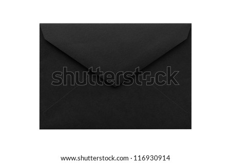 Envelope isolated on a white background Royalty-Free Stock Photo #116930914