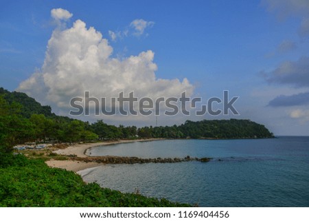 Seascape of Tho Chau Island (Poulo Panjang) in Kien Giang, Vietnam.