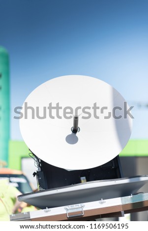 Satellite dish for communication