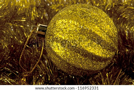 Christmas decoration at the abstract background