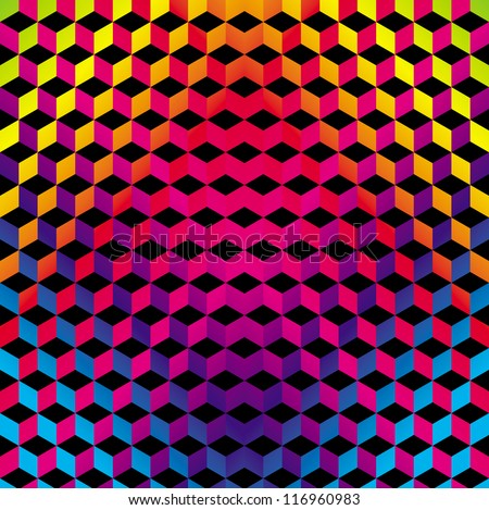 Geometric Gradient Color Background