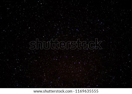 Many stars in the sky are completely dark background