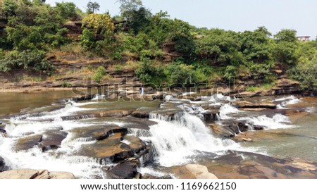 lucknea waterfall india