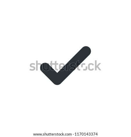 yess icon vector checkmark Royalty-Free Stock Photo #1170143374
