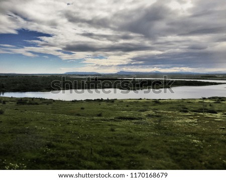A picture of the Icelandic Scenery