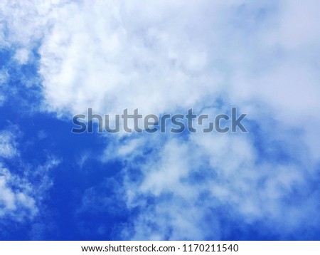 Blue Sky Background, nature texture