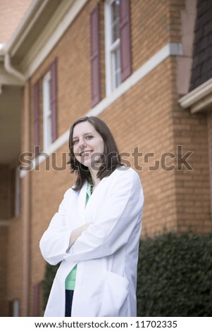 Attractive medical professional