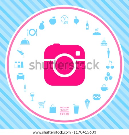 Camera symbol icon