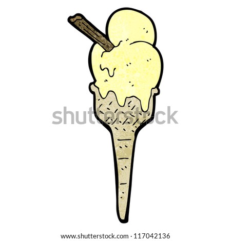 cartoon big ice cream