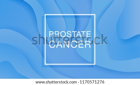 Awareness prostate cancer november. World Prostate Cancer Day concept