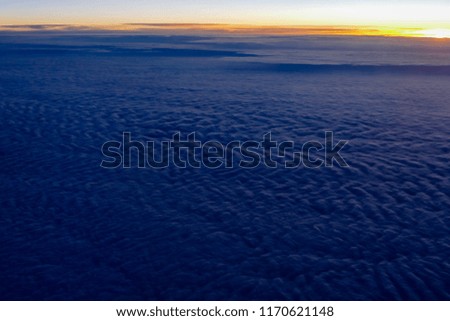 Sea cloud Beautiful photo picture view of the clouds from the airplane in sky