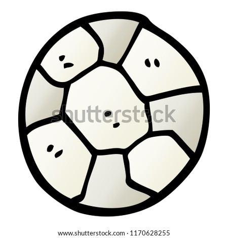 vector gradient illustration cartoon soccer ball