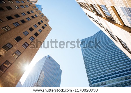 New york city buildings view