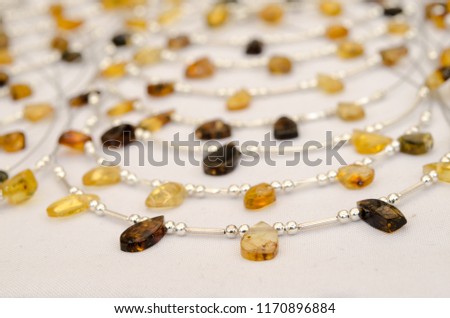 Mexican amber handcrafts